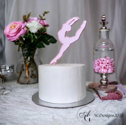 Ballerina/Gymnast Cake Topper