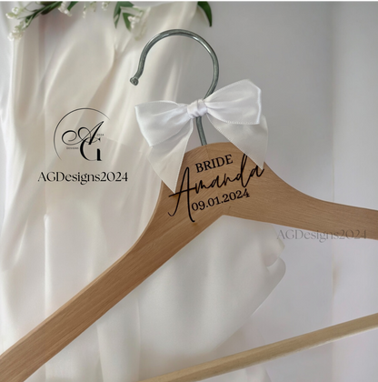 Engraved Wooden Hangers