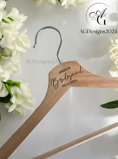 Engraved Wooden Hangers