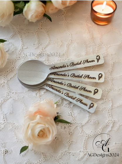 Custom Engraved Wooden Spoons