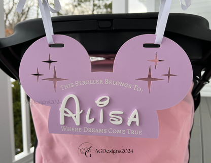 Disney Stroller Tag