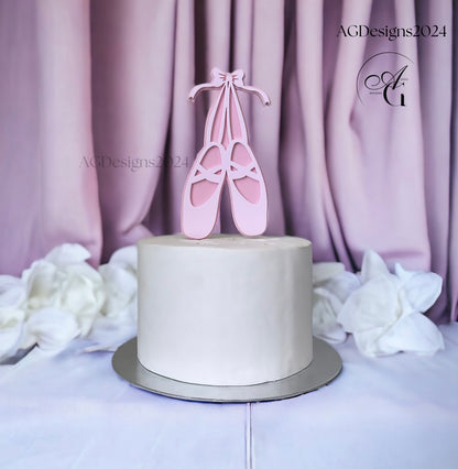 Ballerina Slippers Cake Topper