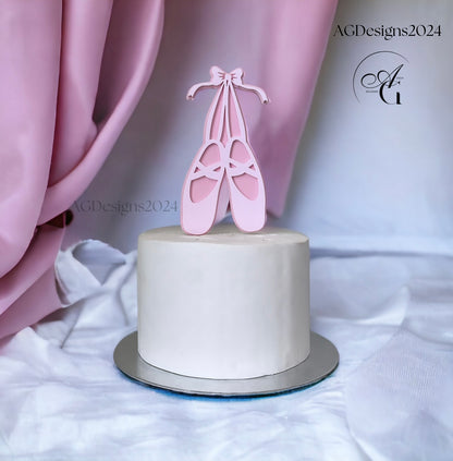 Ballerina Slippers Cake Topper